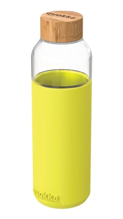 Bouteille Quokka - Glass flow Neon green - 660 ml