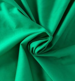 Coupon Tissu Promod Couture - Satin coton - Vert - 3m x 146cm