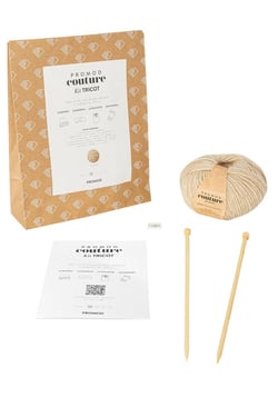 Kit tricot Promod Couture - Beige chiné