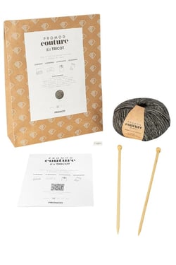 Kit tricot Promod Couture - Gris chiné