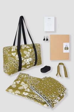 Kit prêt à coudre du sac Suzon Promod Couture - Bandana kaki