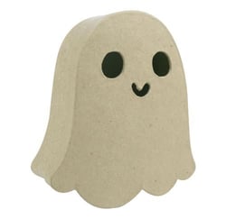 Support à décorer boîte fantôme Décopatch - 10 cm - Papier mâché