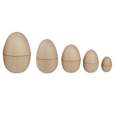 Lot de 5 boîtes gigognes - Oeuf