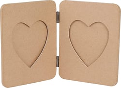 Décopatch Cadre album avec cœurs