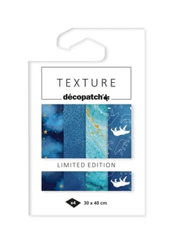 Assortiment de papier foil Décopatch - Noël arctique - 4 feuilles - 30 x 40 cm