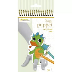 Carnet de coloriage de marionnettes - Graffy Puppet - Animaux fantastiques - Avenue Mandarine