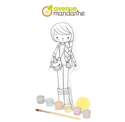 Poupée à peindre - Chloé