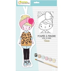 Poupée à peindre - Olivia
