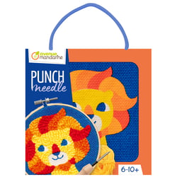 Punch needle lion - Avenue Mandarine