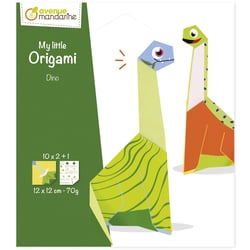 Mini kit My little Origami Dinosaures 20 feuilles