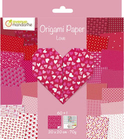 60 feuilles Origami - 20 x 20 cm