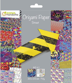 Papier Origami - Street art - 20x20 cm