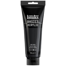 Tube 250 ml de peinture acrylique Liquitex - Basics - Noir de mars