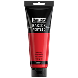 Tube 250 ml de peinture acrylique Liquitex - Basics - Rouge primaire