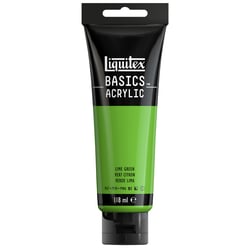 Tube 118 ml de peinture acrylique Liquitex - Basics - Vert citron