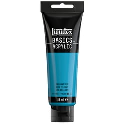 Tube 118 ml de peinture acrylique Liquitex - Basics - Bleu eclatant
