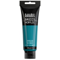 Tube 118 ml de peinture acrylique Liquitex - Basics - Bleu turquoise
