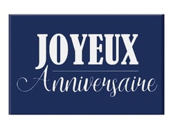 Tampon D - Joyeux anniversaire