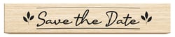 Tampon en bois - Save the date