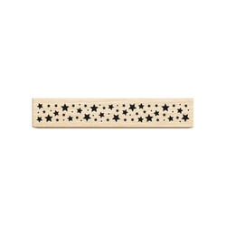 Tampon en bois - All over étoiles 