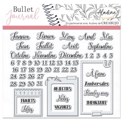 Stampo Bullet Clear - Organisation Mois - Aladine