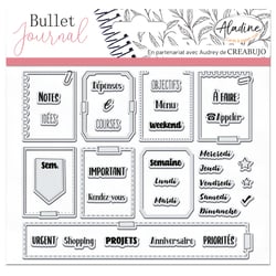 Stampo Bullet Clear - Organisation Semaine - Aladine