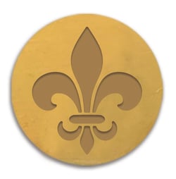 Sceau pour cachet de cire Aladine - Fleur de lys