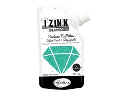 Aladine iZink DIAMOND - Peinture - turquoise - 80 ml