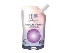 Peinture nacrée Izink Pearly - Aladine -  80 ml - Lavande