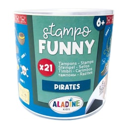 Boîte de 21 tampons Stampo Funny - Pirates