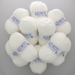 Tradition - Blanc 0501 - Azurite - 10 pelotes de fil à tricoter