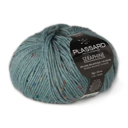 Pelote de fil à tricoter - Plassard - Séraphine - Vert 20