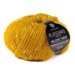 Pelote de fil à tricoter - Plassard - Melodie Tweed - Ocre 44