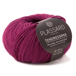 Pelote de fil à tricoter - Plassard - Tendressima - Violet