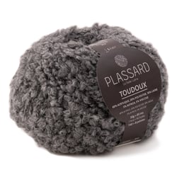 Pelote de fil à tricoter - Plassard - Toudoux - Gris
