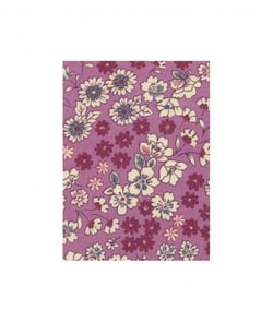Coupon fleuri rose