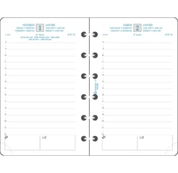 Recharge agenda journalier 2026 Exacompta - 8 x 12 cm - Exatime 14