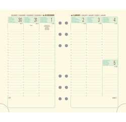 Recharge agenda semainier Exacompta 2026 - 9,8 x 17 cm - Exatime 17 Etroit