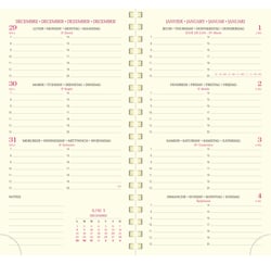 Recharge agenda semainier 2026 Exacompta - 9 x 16 cm - Espace 16S