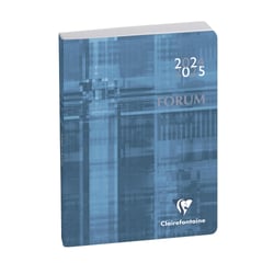 Agenda scolaire journalier 2024/2025 Exacompta - Bleu - 12 x 17 cm - Forum Metric 