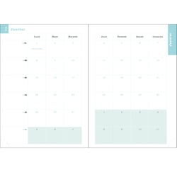 Recharge agenda semainier 2026 Exacompta - 21 x 15 cm - Lady 20