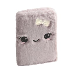 Agenda scolaire journalier 2026/2027 Exacompta - Rose poudré - 12 x 17 cm - Fourrure