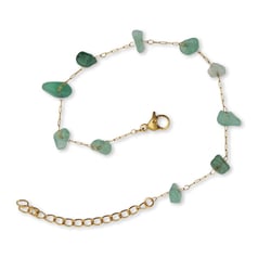 Bracelet fin en acier inoxydable - Aventurine