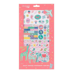 Kit de stickers et de die-cuts - Folk - Draeger