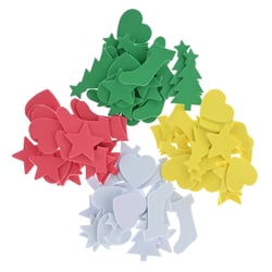 Assortiment de 80 gommettes en mousse Noël - Créalia