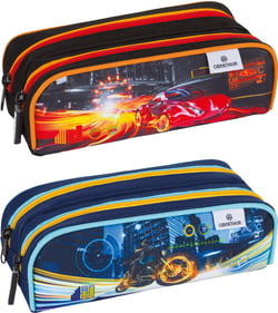1 trousse Oberthur - Megacars 2D - 2 compartiments - Rectangle - Modèles assortis