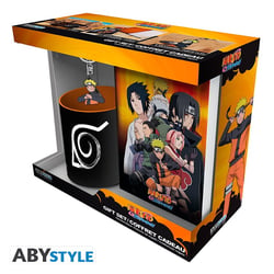 Coffret cadeau Naruto Shippuden - Mug + Porte- clés + Cahier