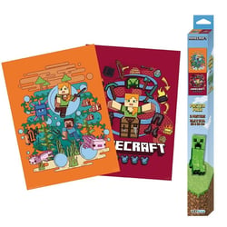 Minecraft - Set 2 chibi posters - 52x38