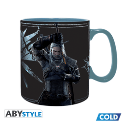 Mug thermo-réactif Abystyle- The Witcher Geralt & Ciri - 460 ml