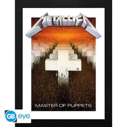 Tirage encadré GB Eye - Metallica - Master of Puppets - 30 x 40 cm 